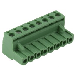 1 pcs - Phoenix Contact 5.08mm Pitch 8 Way Right Angle Pluggable Terminal Block, Plug, Plug-In, Screw Termination