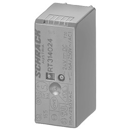 1 pcs - Siemens Plug In Power Relay, 24V ac Coil, 8A Switching Current, DPDT