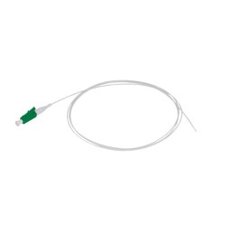 1 pcs - Amphenol Industrial LC to SC Tight Buffer OS2 Single Mode OS2 Fibre Optic Cable, 900μm, White, 1m