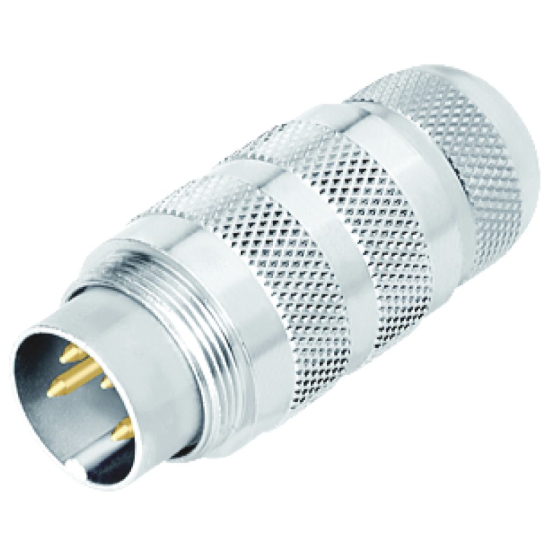 50 pcs - Binder Circular Connector, 4 Contacts, Cable Mount, M16 Connector, Socket, Male, IP67, 423 Series