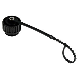 1 pcs - Hirschmann CA Male Circular Connector Dust Cap IP67 Rated, Polyamide