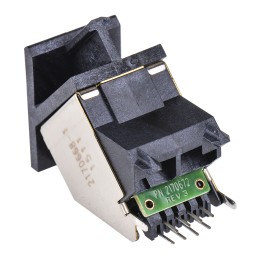 1 pcs - TE Connectivity 2170668 Series Female RJ45 Connector, Through Hole, Cat6