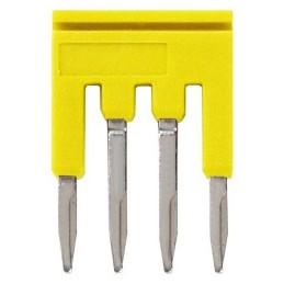 10 pcs - XW5S Short Bar for use with XW5G-P1.5-4 Grounding Terminal Block, XW5T-P1.5-4 Feed Through Terminal Block