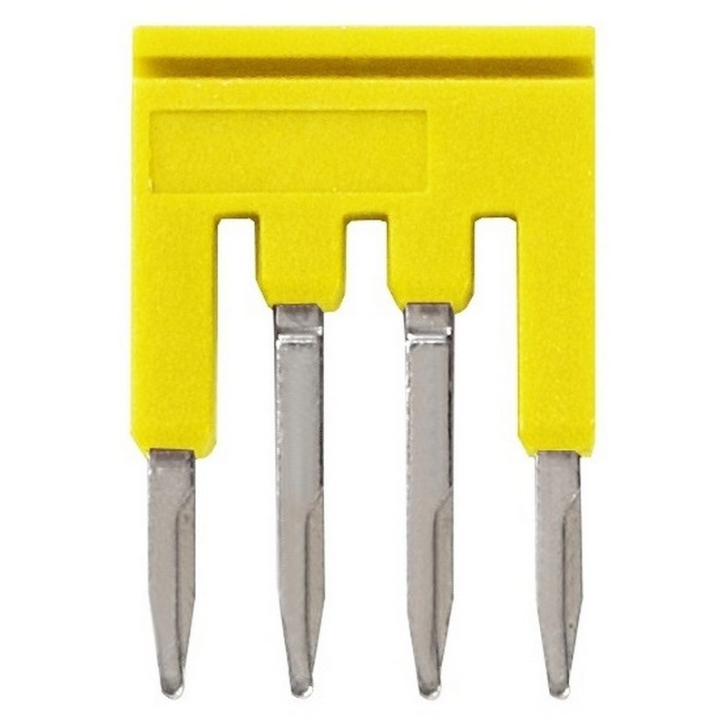 10 pcs - XW5S Short Bar for use with XW5G-P1.5-4 Grounding Terminal Block, XW5T-P1.5-4 Feed Through Terminal Block