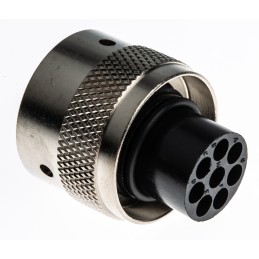 1 pcs - Souriau Circular Connector, 8 Contacts, Cable Mount, Socket, Male, IP65, UTG Series