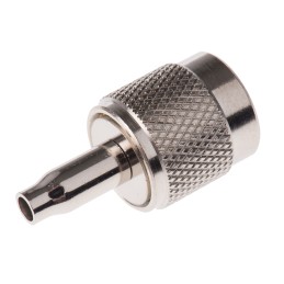 1 pcs - RS PRO, Plug Cable Mount TNC Connector, 50Ω, Crimp Termination, Straight Body