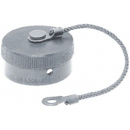 1 pcs - Amphenol Limited 62GB MIL-DTL-26482 Socket Dust Cap, Shell Size 10, with Nickel Finish, Aluminium