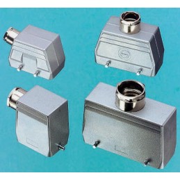 1 pcs - Epic Contact H-BE Heavy Duty Power Connector Hood, 72 Contacts, PG21 Thread