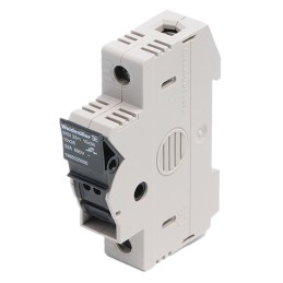 1 pcs - Weidmuller W Series Beige Fused DIN Rail Terminal, 10mm², Single-Level, Screw Termination
