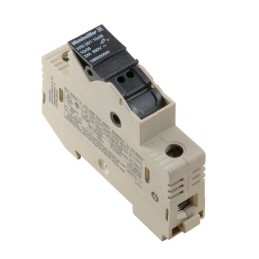 1 pcs - Weidmuller W Series Beige Fused DIN Rail Terminal, 10mm², Single-Level, Screw Termination