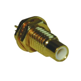 1 pcs - Amphenol RF, jack Cable Mount SMC Connector, 50Ω, Solder Termination, Straight Body