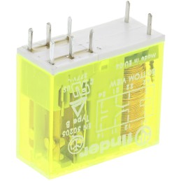 1 pcs - Finder PCB Mount Force Guided Relay, 5V dc Coil Voltage, 2 Pole, DPDT