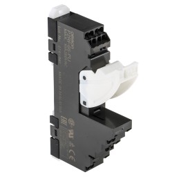 1 pcs - Omron 5 Pin 250V ac DIN Rail Relay Socket, for use with G2R-1-S Series General Purpose Relay, H3RN Series Timer