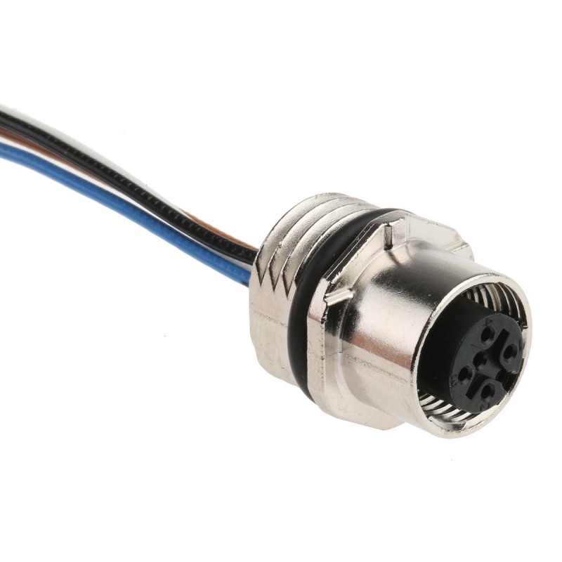 1 pcs - Phoenix Contact Straight Female 4 way M12 to Sensor Actuator Cable, 500mm