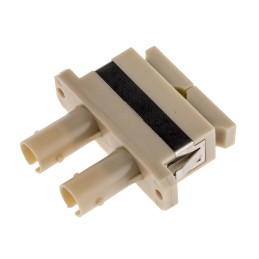 1 pcs - RS PRO ST to SC Multimode Duplex Fibre Optic Adapter