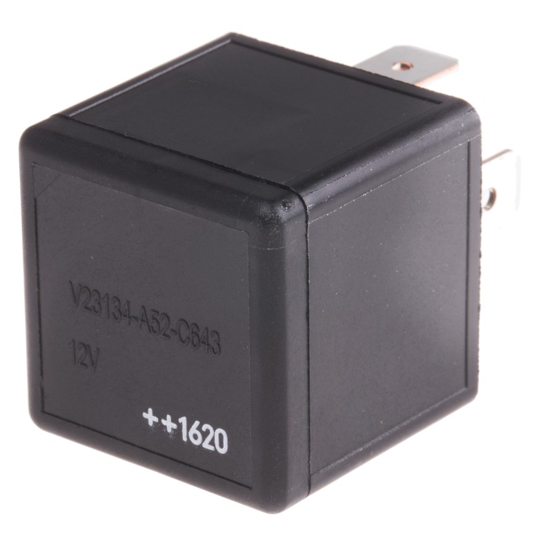 1 pcs - TE Connectivity Plug In Automotive Relay, 12V dc Coil Voltage, 40A Switching Current, SPDT