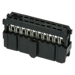 1 pcs - TE Connectivity 20-Way IDC Connector Socket for Cable Mount, 2-Row