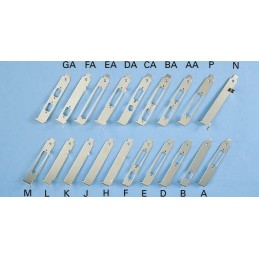 1 pcs - 427-59702, Blank PCB Card Bracket With Fixing Ears, Component Side