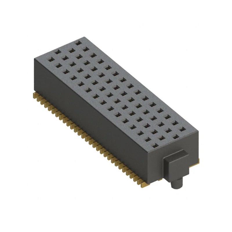1 pcs - Samtec SOLC Series Straight Surface Mount PCB Socket, 30-Contact, 4-Row, 1.27mm Pitch, Solder Termination