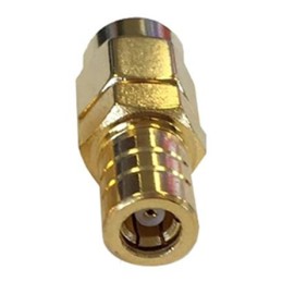 1 pcs - RF Solutions Straight 50Ω RF Adapter SMB Socket to SMA Plug