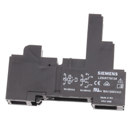 1 pcs - Siemens LZS Snap-On Rail Mount Relay Socket
