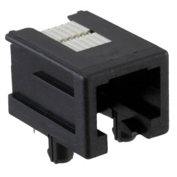 10 pcs - TE Connectivity 215876 Series Female RJ25 Connector, Through Hole, Cat3