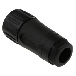 1 pcs - Amphenol Industrial Circular Connector, 3 + PE Contacts, Cable Mount, Socket, IP65, IP67, Ecomate Series