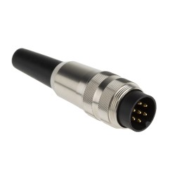 1 pcs - Lumberg, SV 7 Pole M16 Din Plug, DIN EN 60529, 5A, 250 V ac IP40, Screw On, Male, Cable Mount