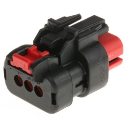 1 pcs - TE Connectivity, AMPSEAL 16 Automotive Connector Socket 3 Way