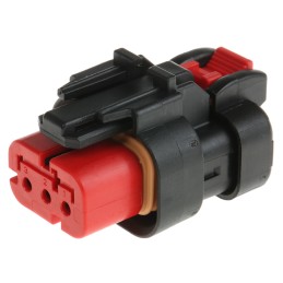 1 pcs - TE Connectivity, AMPSEAL 16 Automotive Connector Socket 3 Way