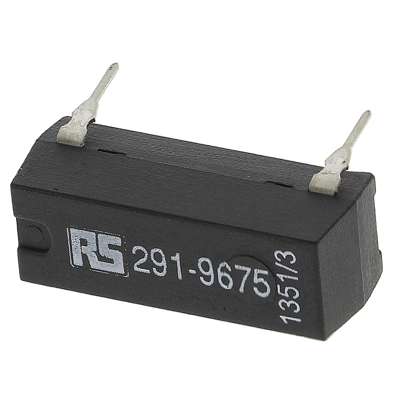 1 pcs - RS PRO PCB Mount Reed Relay, 5V dc Coil, SPST, 300V dc Max, 0.5 A Max, 200Ω