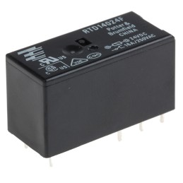 1 pcs - TE Connectivity PCB Mount Power Relay, 24V dc Coil, 16A Switching Current, SPDT