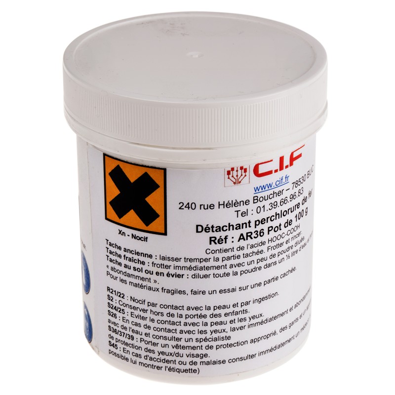 1 pcs - AR36, Ferric Chloride Ferric chloride stain remover for Stain Removing in Crystal Powder