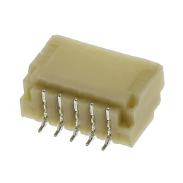 10 pcs - JST SH Series Right Angle Surface Mount PCB Header, 5 Contact(s), 1.0mm Pitch, 1 Row(s), Shrouded