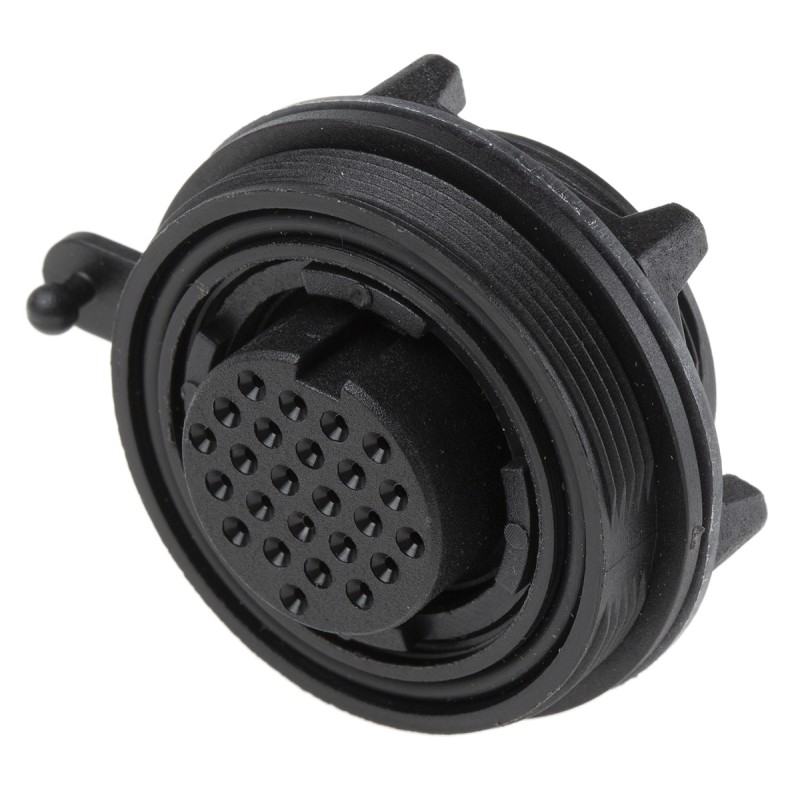 1 pcs - Bulgin Circular Connector, 25 Contacts, Panel Mount, Socket, Female, IP68, Standard Buccaneer Series