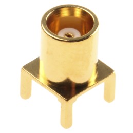 1 pcs - TE Connectivity, jack Through Hole MCX Connector, 50Ω, Solder Termination, Straight Body
