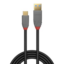 1 pcs - Lindy Electronics USB 3.2 Cable, Male USB C to Male USB A Cable, 1m