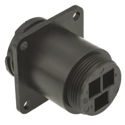1 pcs - TE Connectivity Circular Connector, 3 Contacts, Panel Mount, Socket, Female, CPC Series 3 Series