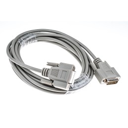 1 pcs - Phoenix Contact Male 15 Pin D-sub to Female 15 Pin D-sub Serial Cable, 5m PVC