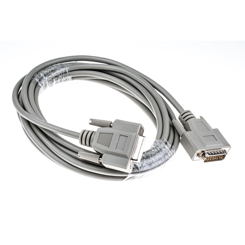 1 pcs - Phoenix Contact Male 15 Pin D-sub to Female 15 Pin D-sub Serial Cable, 5m PVC