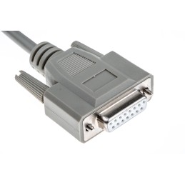 1 pcs - Phoenix Contact Male 15 Pin D-sub to Female 15 Pin D-sub Serial Cable, 5m PVC