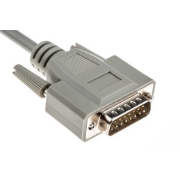 1 pcs - Phoenix Contact Male 15 Pin D-sub to Female 15 Pin D-sub Serial Cable, 5m PVC