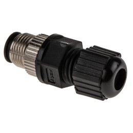 1 pcs - TE Connectivity Circular Connector, 5 Contacts, Cable Mount, M12 Connector, Plug, Male, IP67, M12 Series