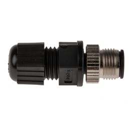 1 pcs - TE Connectivity Circular Connector, 5 Contacts, Cable Mount, M12 Connector, Plug, Male, IP67, M12 Series
