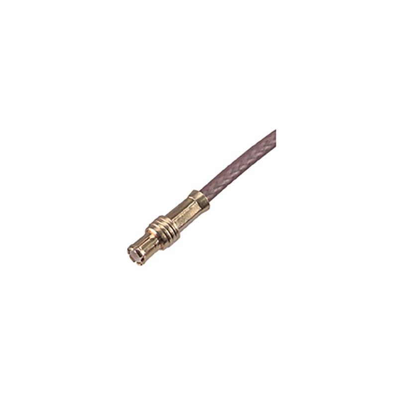 1 pcs - Huber+Suhner 11_MCX-50-2-15/111_NH Series, Plug Cable Mount MCX Connector, Crimp Termination, Straight Body