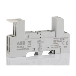 1 pcs - ABB CR-P DIN Rail Relay Socket, for use with CR-P Interface Relay