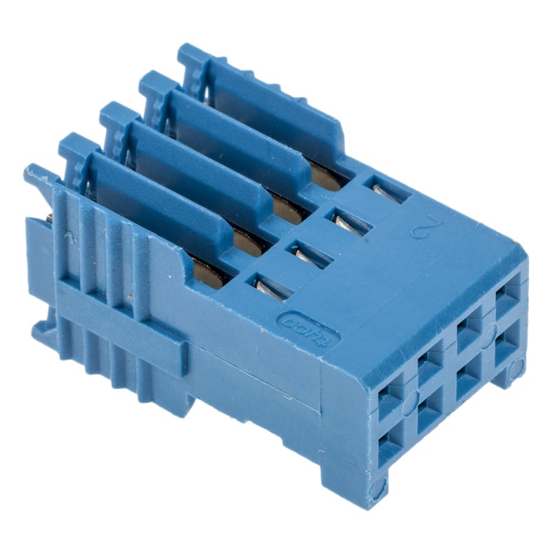 10 pcs - TE Connectivity 8-Way IDC Connector Socket for Cable Mount, 2-Row