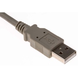 1 pcs - RS PRO USB 2.0 Cable, Male USB A to Male USB A Cable, 2m