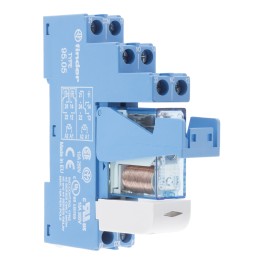 1 pcs - Finder 48 Series Interface Relay, DIN Rail Mount, 12V dc Coil, SPDT, 1-Pole