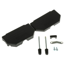 1 pcs - Amphenol FCI Nylon D Sub Backshell, 37 Way, Strain Relief